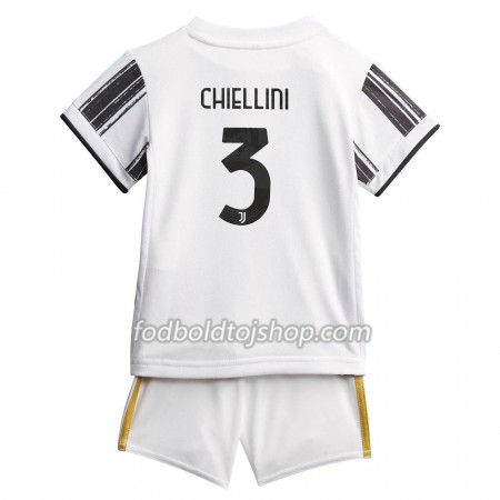 Juventus Giorgio Chiellini 3 Børn Hjemme Fodboldsæt 2020-21 S/S (+ Korte bukser)